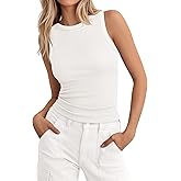 BTFBM High Neck Tank Top for Women Sleeveless Ribbed Y2k Clothes Basic Shirts Going Out Outfits Spring Summer Tops 2026