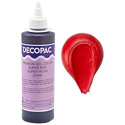 DecoPac Premium Gel Food Coloring | Super Red Food