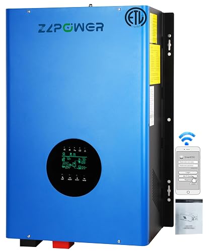 ZLPOWER 10KW Solar Inverter Off Grid 110/220Vac Low Frequency DC 48V AC ...