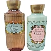 Bath & Body Works Body Sweetest Song Lotion and Body Gel Wash 2 Piece Set