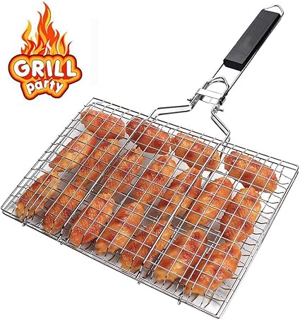 Amazon Com Mijiang Barbecue Grill Mesh Net Portable Stainless Steel Grilling Basket q Accessories Folding q Grill Net For Fish Chicken Vegetable For Roast Fish Vegetable Shrimp Seafood Sports Outdoors Amazon Com Mijiang Barbecue Grill Mesh Net Portable Stainless Steel Grilling Basket q Accessories Folding q Grill Net For Fish Chicken Vegetable For Roast Fish Vegetable Shrimp Seafood Sports Outdoors
