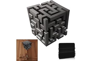 Impossible Corners, 3D Wall Art Optical Illusion Decal Stickers, Cube Corner Deocrations Walls Art That Reshapes Reality for 