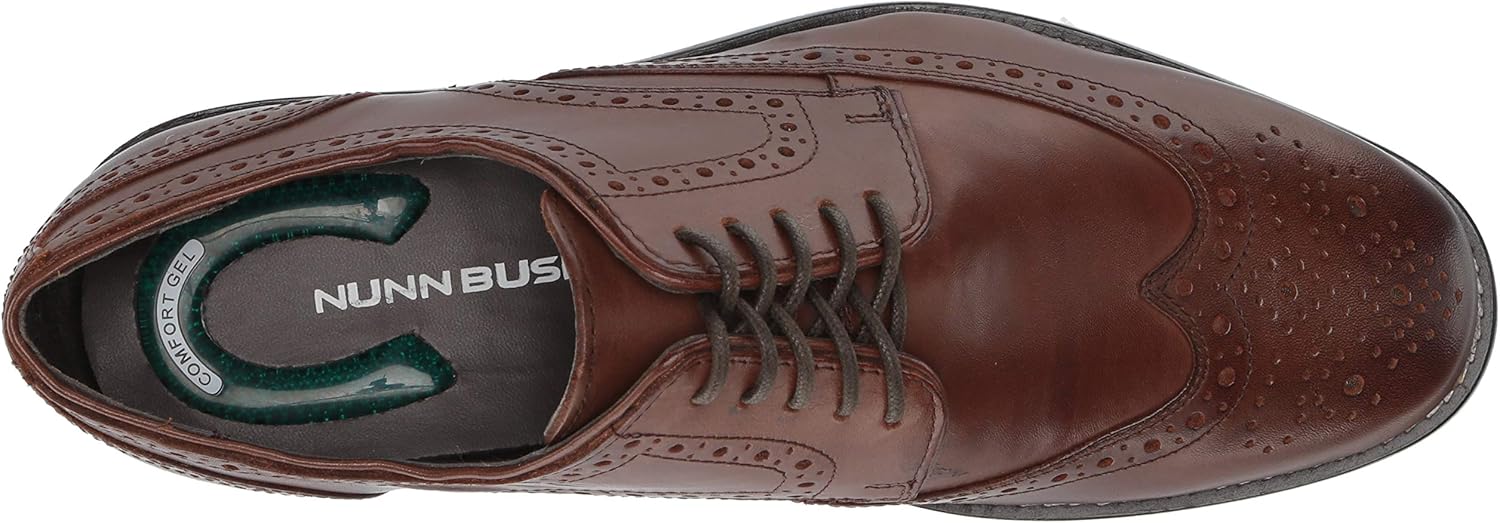 nunn bush men's nelson wingtip oxford