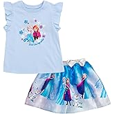 Disney Girls Tank Top and Satin Skirt Toddler to Big Kid Sizes (2T - 14-16)