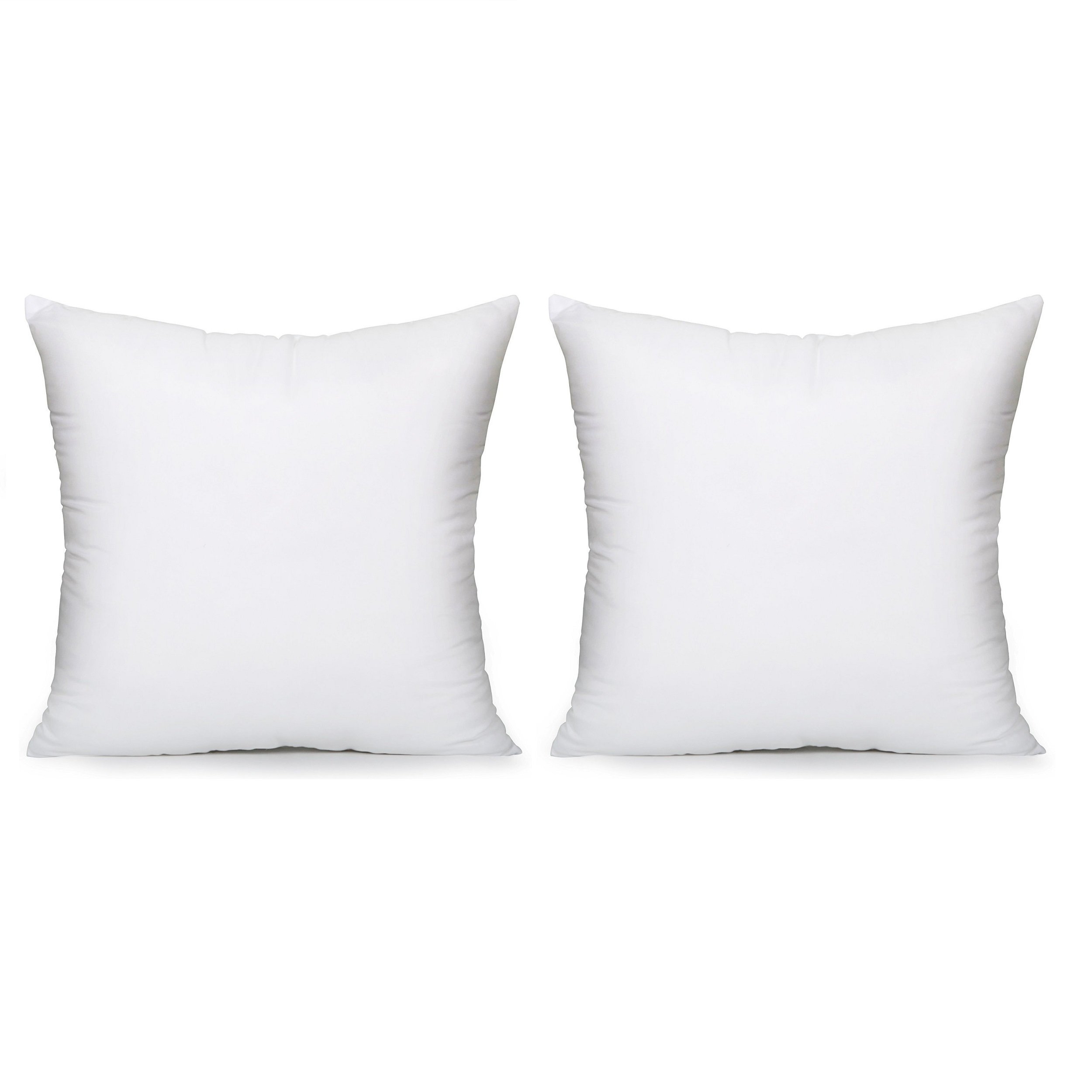 Acanva Hypoallergenic Pillow Insert Form Cushion Euro Sham, Square, 28" L x 28" eBay