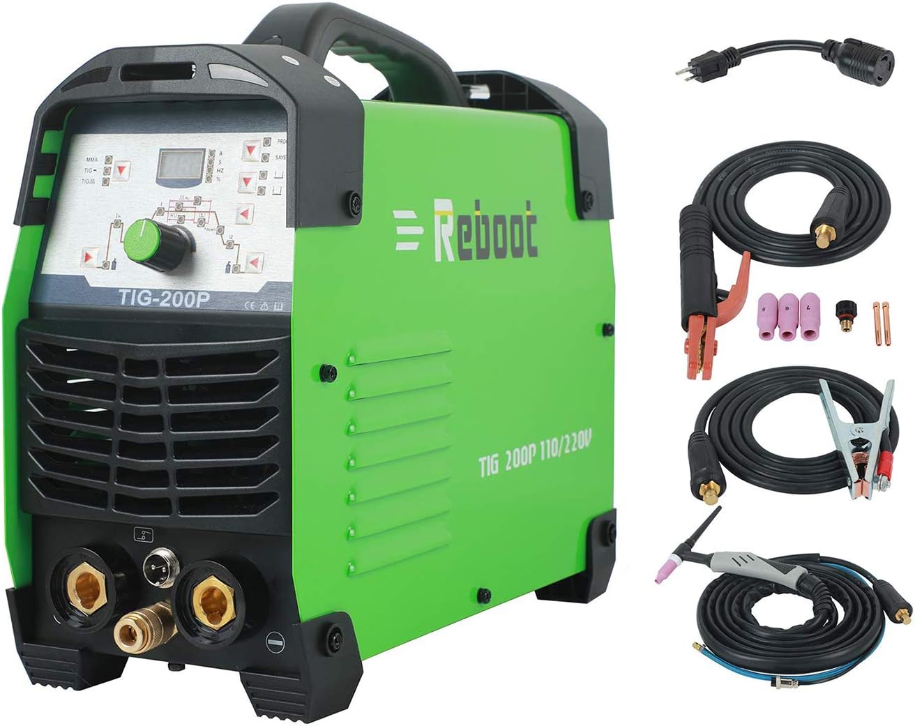 TIG Welder IGBT Pulse 200 AMP Digital Control Tig200P 110V/220V High