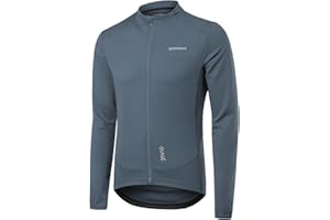 BERGRISAR Men's Long Sleeve Cycling Jersey Spring Fall Road Bike Shirt Biking Bicycle Mountain Bike Jersey