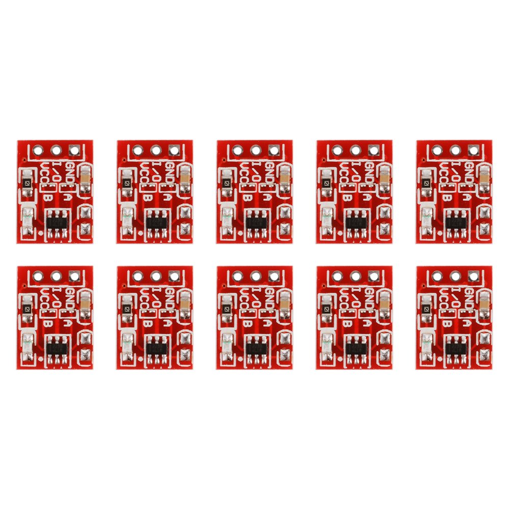 10Pcs 2.5V-5.5V TTP223 Capacitive Touch Switch Button Self-Lock Module for Arduino DIY Microwave Radar