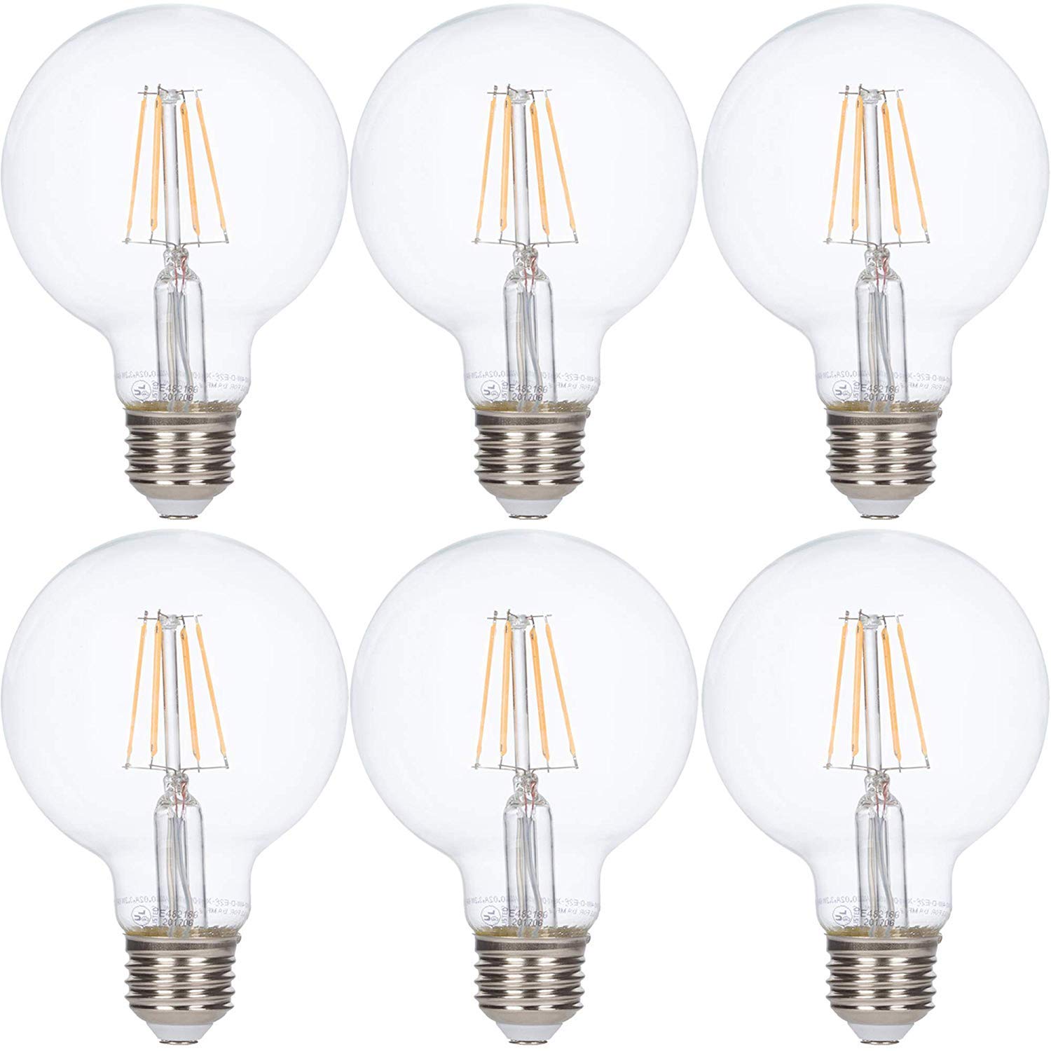 40W E27/E26 5" Extra Large Globe Edison Light Bulb Vintage Ceiling