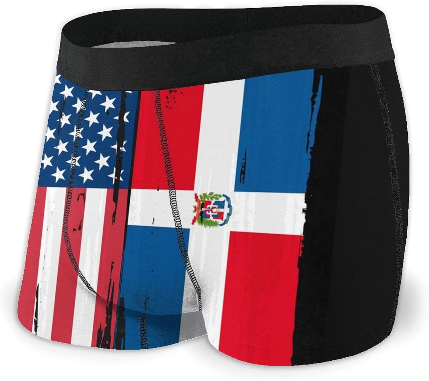 BLACK SP Lesbian Flag Men's Printed Underwear Boxer Briefs, Comfortable