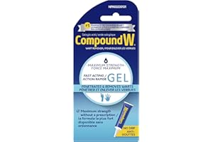 Compound W Wart Remover, Salicylic Acid, Maximum Strength, Fast Acting Gel - 7ml - For Treatment & Common/Plantar Wart Remova