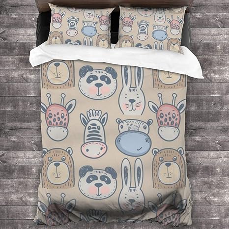 Amazon 布団カバー シングル 3点セット 寝具カバー セット ベッド用 布団用 掛け布団カバー 赤ちゃんと子供たちのデザインのベクトル手描き無限の イラスト 肌に優しい 寝具カバーセット オンライン通販