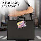 ARTISTIK A3 Art Portfolio Case with Shoulder Strap Weather-Resistant Bag view 4
