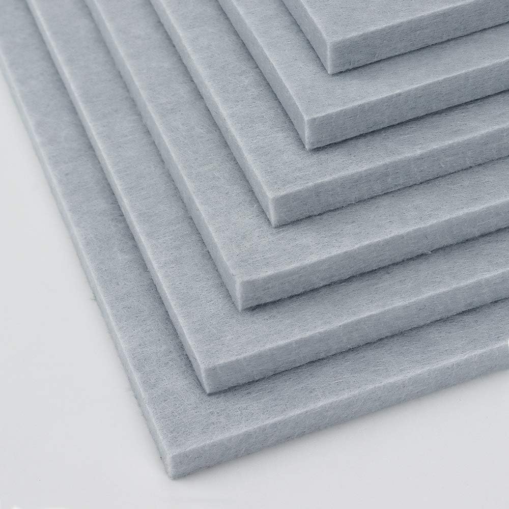 BXI Sound Absorber 400 X 300 X 9mm 6 Pack High Density Acoustic Absorption Panel, Sound