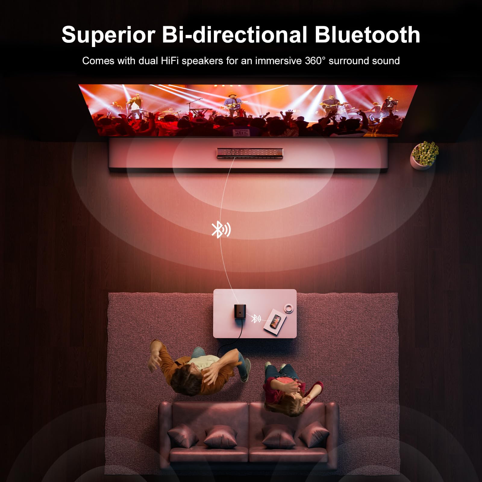 Netflix-Officially-Licensed 4K Projector With Wifi Bluetooth, Jimveo