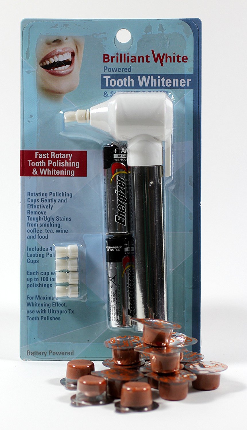 Tooth Polisher (Electric) & Orange Flavored Medium Grit Professional