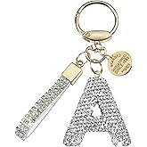 PGYMLSH pink Initial Letter keychains for women rhinestones butterfly cute Sparkly purse lanyard car accessories gift 