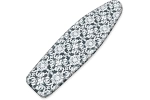 BVBOX Ironing Board Cover, Standard Size Iron Board Covers with Heavy Duty Adjustable Elastic Edges, Heatproof Ironing Board Covers for Smooth Ironing(Mandala, 15"x54")