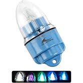 BLUEWING Upgraded Bell Deep Drop Light 3X-5X Brighter LED Underwater Swordfish Fishing Light Super Bright Fishing Flasher