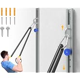 Wall Mount Anchor for Resistance Bands &ndash; Adjustable 40" Track with 35 Locking Positions, Heavy Duty Home Gym System &ndash; 400+ lbs Capacity, Hardware Included（1 Track）