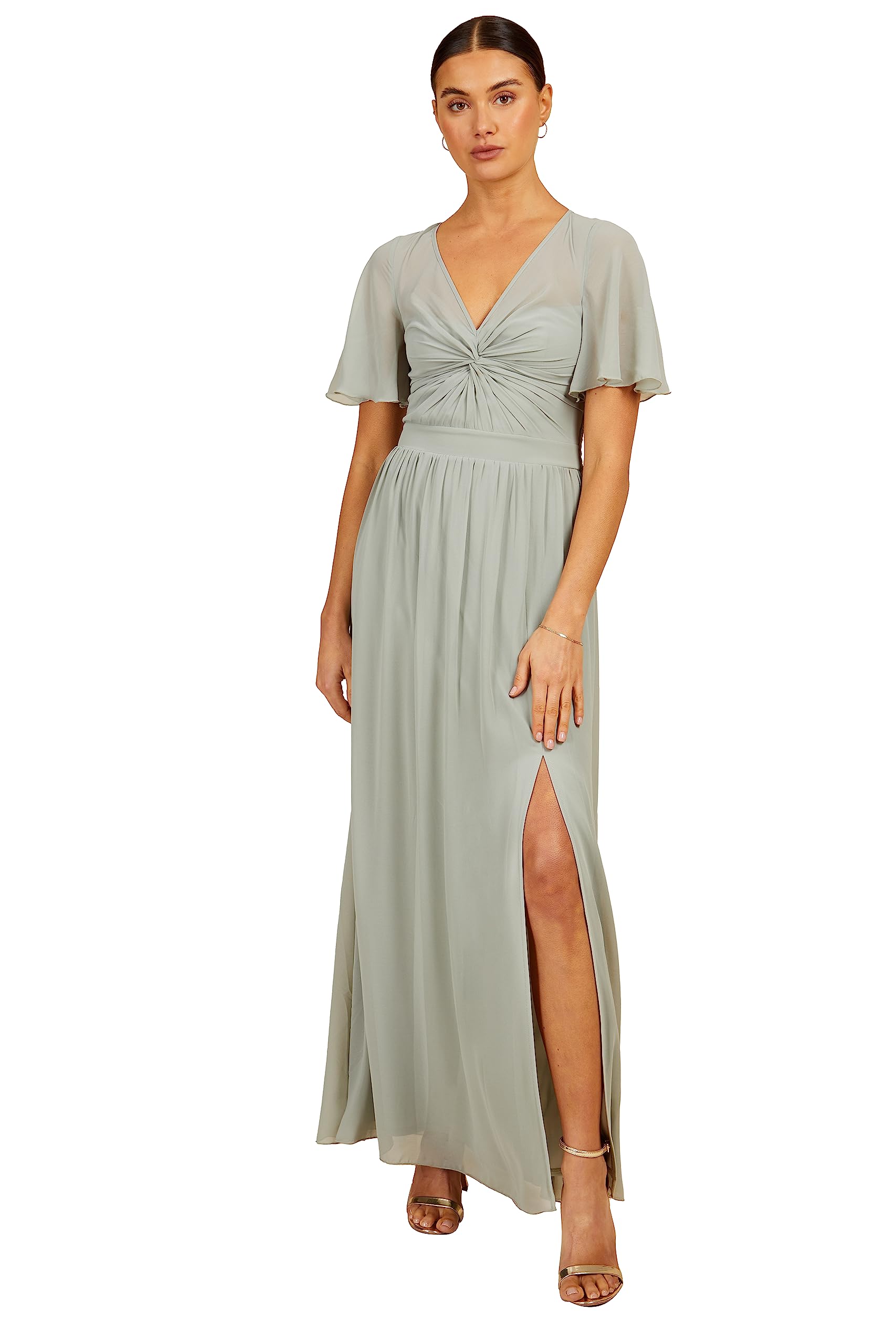 Waterlily Knot Detail Maxi Dress, 18
