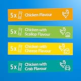 INABA Churu Cat Treat Chicken Variety Box 1 Pack 20 x 14g Soft & Creamy view 3