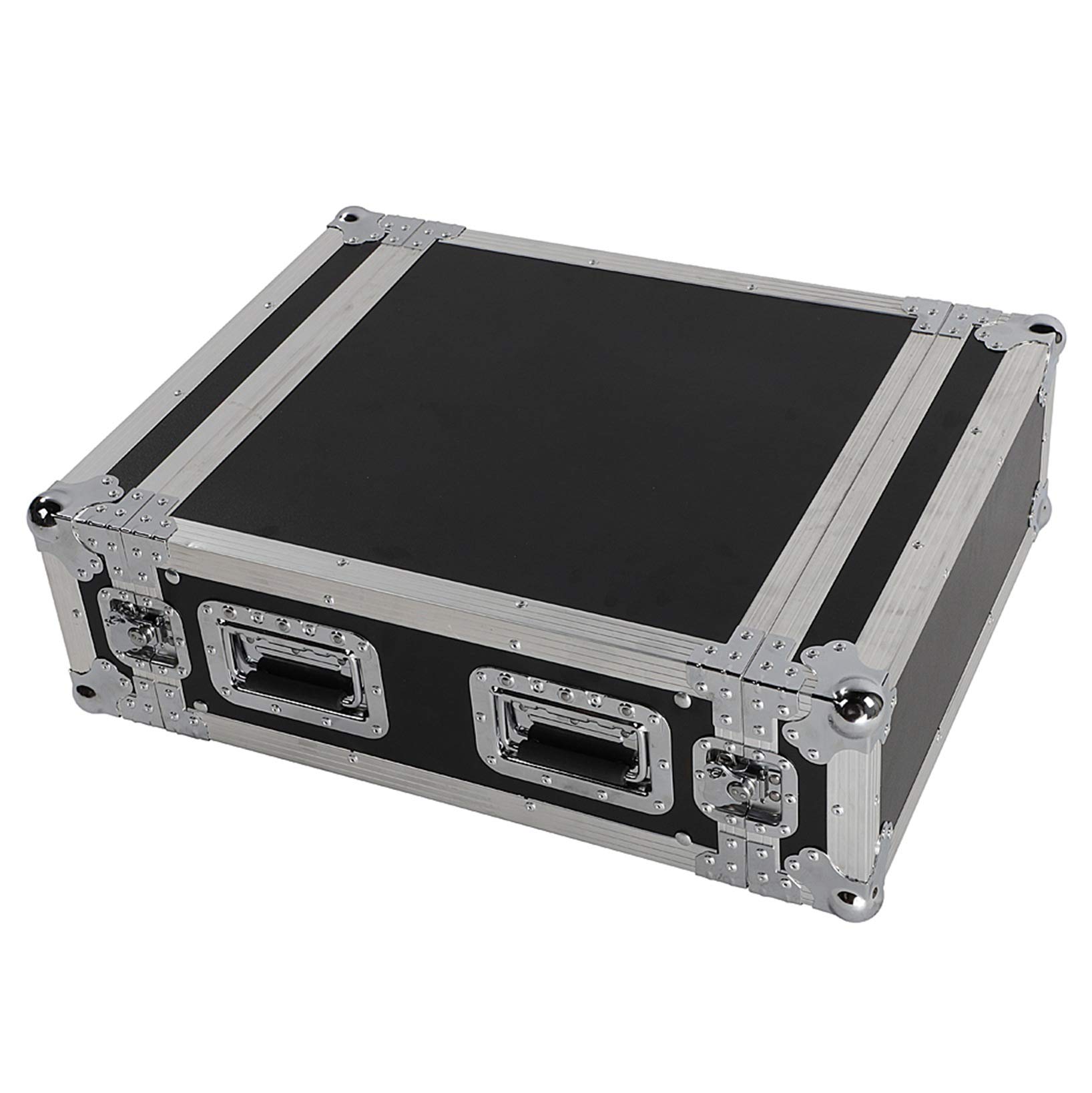 4U DJ Drawer; 1-Layer Plywood&Aluminum Made DJ Cabinet Case Cabinets Musical Equipment With Double D