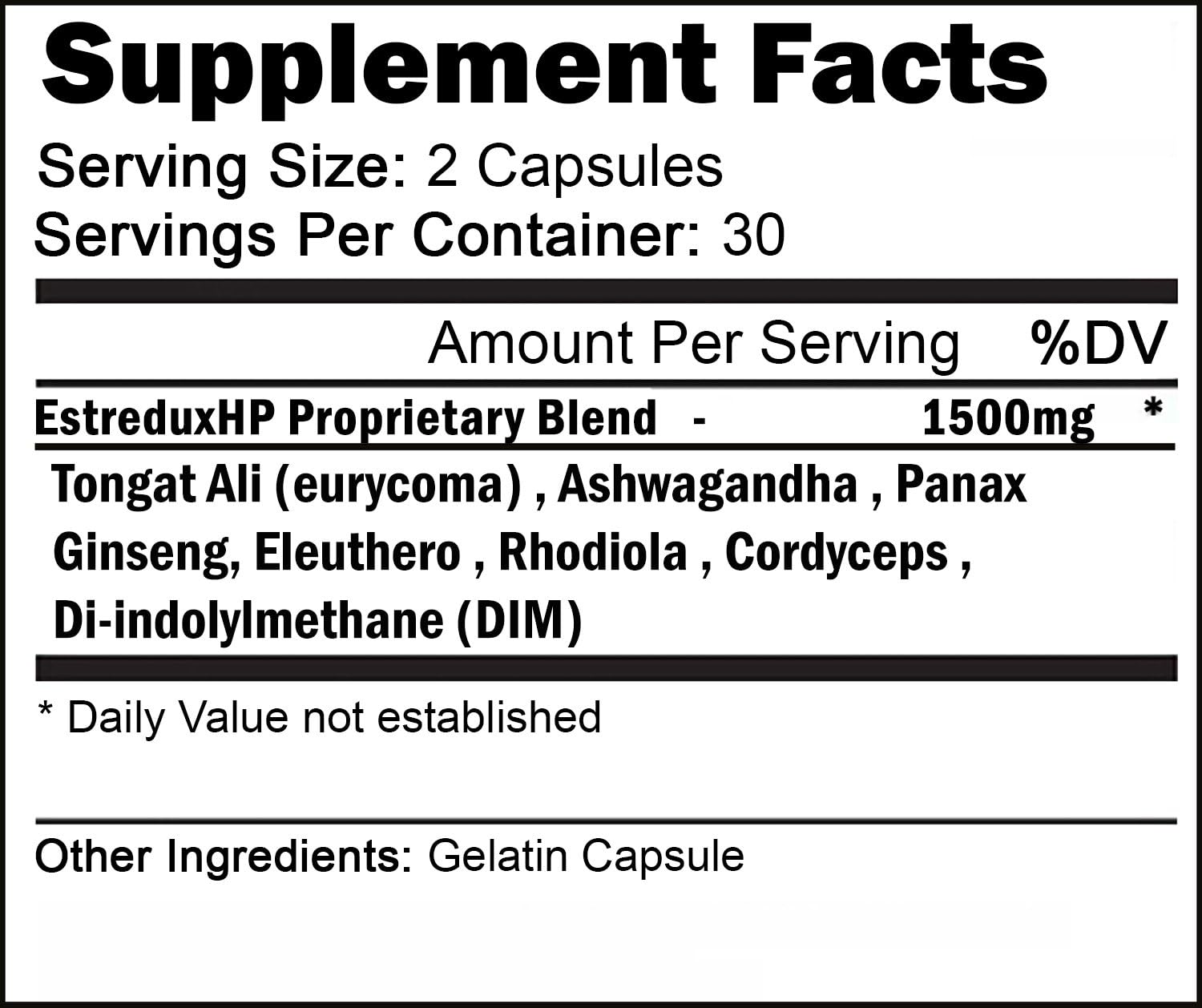 EstroVoid | Estrogen Blocker for Men |1500mg Natural Aromatase Inhibitor, Anti Estrogen, and Testosterone Booster Supplement - Boost Performance, Mood, Energy and Stamina: Health & Personal Care