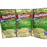 Idahoan Mashed Potatoes, Sour Cream & Chives, 4oz, 6-Pk