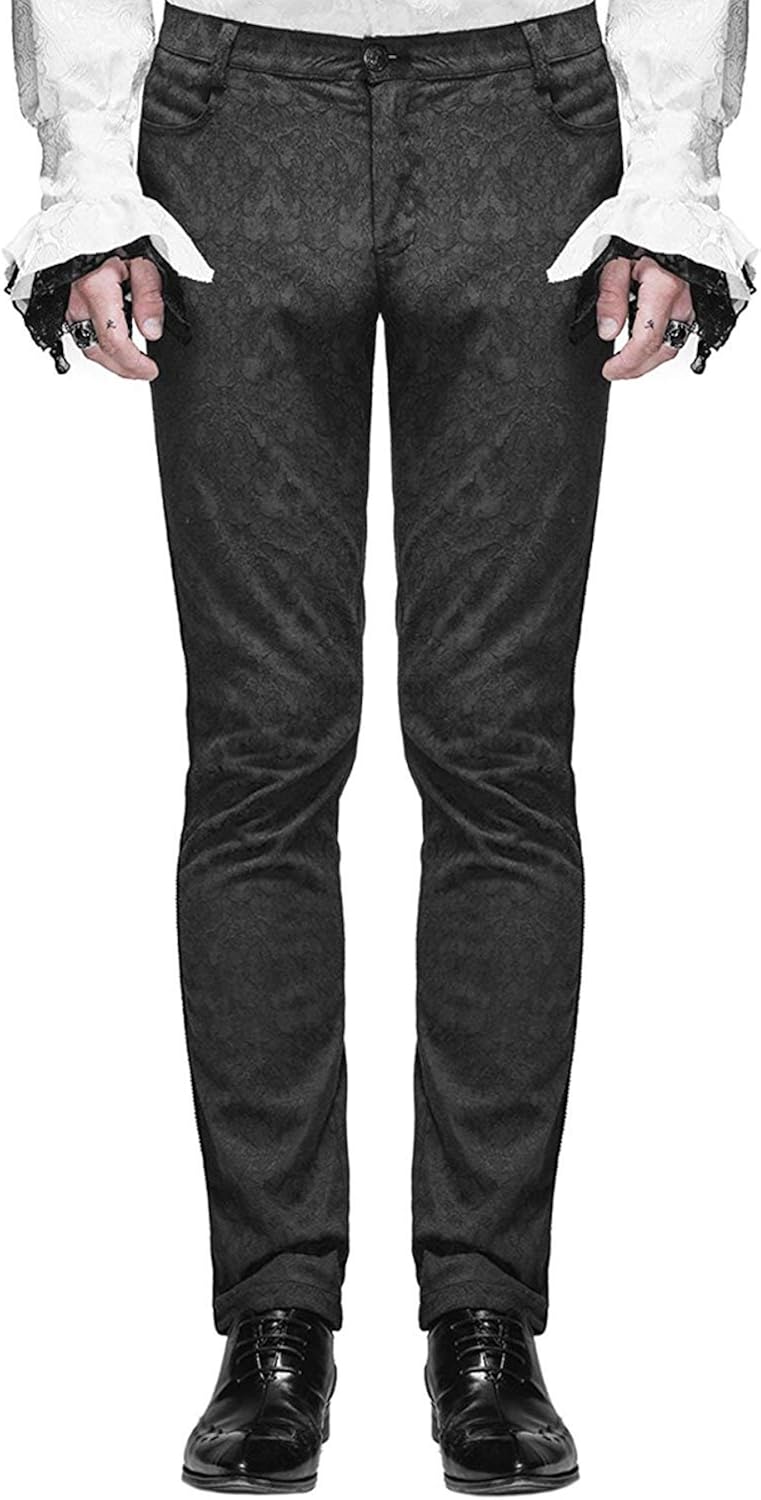 mens casual skinny trousers