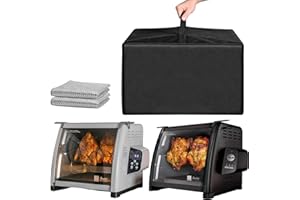 MOZKETO19 Rotation Rotisserie Oven Dust Cover, 600D Thickened Nylon Material, Compatible For Ronco 6000 Platinum, For Ronco ST5500SBLK/5500/ST5000PLAT No Heat Rotation Rotisserie Oven