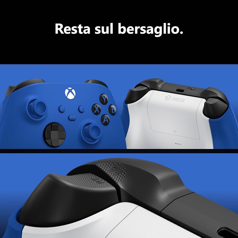 Controller Wireless – Shock Blue Series X|S, One, PC, TV, dispositivi mobili e altro