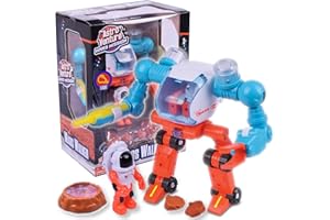 ASTRO VENTURE Mars Walker Mars Mission Space Toy, Transformable Explorer Robot with Light, Astronaut Figure and Accessories, Transform from Walking to Driving Mode