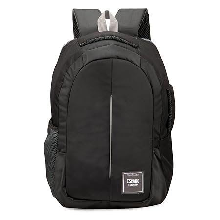 Chris & Kate Black 34L Anti-Theft Backpack | Multipurpose Business Trip Bag | Laptop Backpack | Briefcase | Fits 17 Inch Laptop | Premium Range of Backpacks by C&K Bags in Association with Escaro