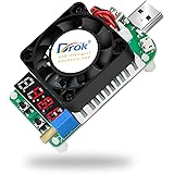 USB Load Tester, DROK Electronic Load Test Resistor Module 25W LD25 USB and Type C Interface Discharge Adjustable Constant Cu