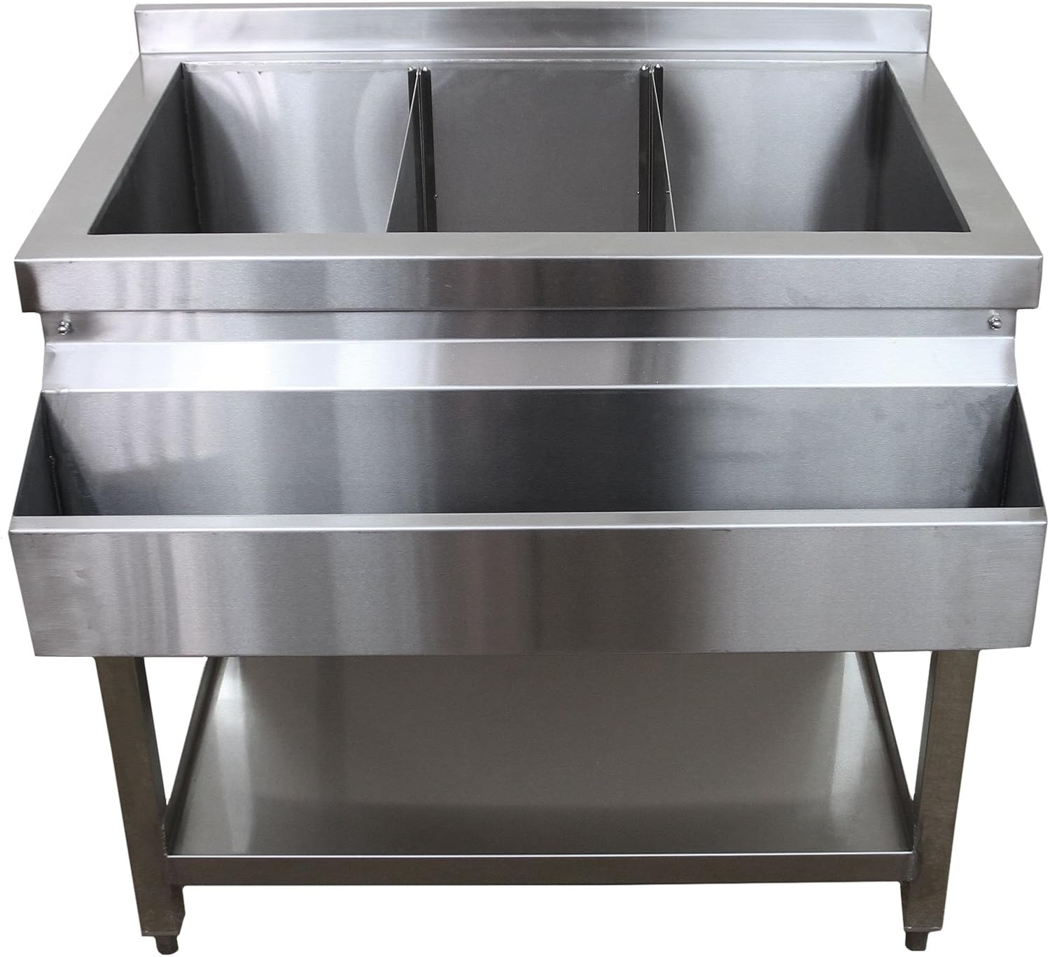 KuKoo Cocktail Bar Station Free Standing Stainless Steel Bar Sink