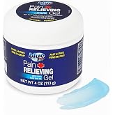 Blue Goo Pain Relieving Gel &ndash; Relief for Back, Neck, Muscle and Joint Pain, Fast-Acting Cooling and Soothing Relief with 100% Pure Emu Oil, 4 oz (1 Pack)