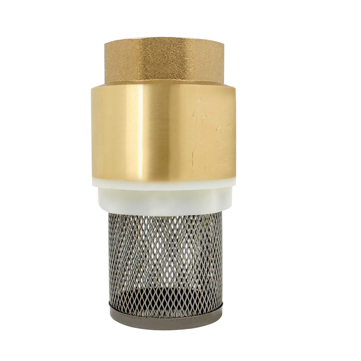 Check Valve with Filter for Pump 1/2 3/4 1 1-1/4 1-1/2 2 2-1/2 3 inch - Foot Valve Filter no Return Valve Foot Valve Strainer (1/2 inch)