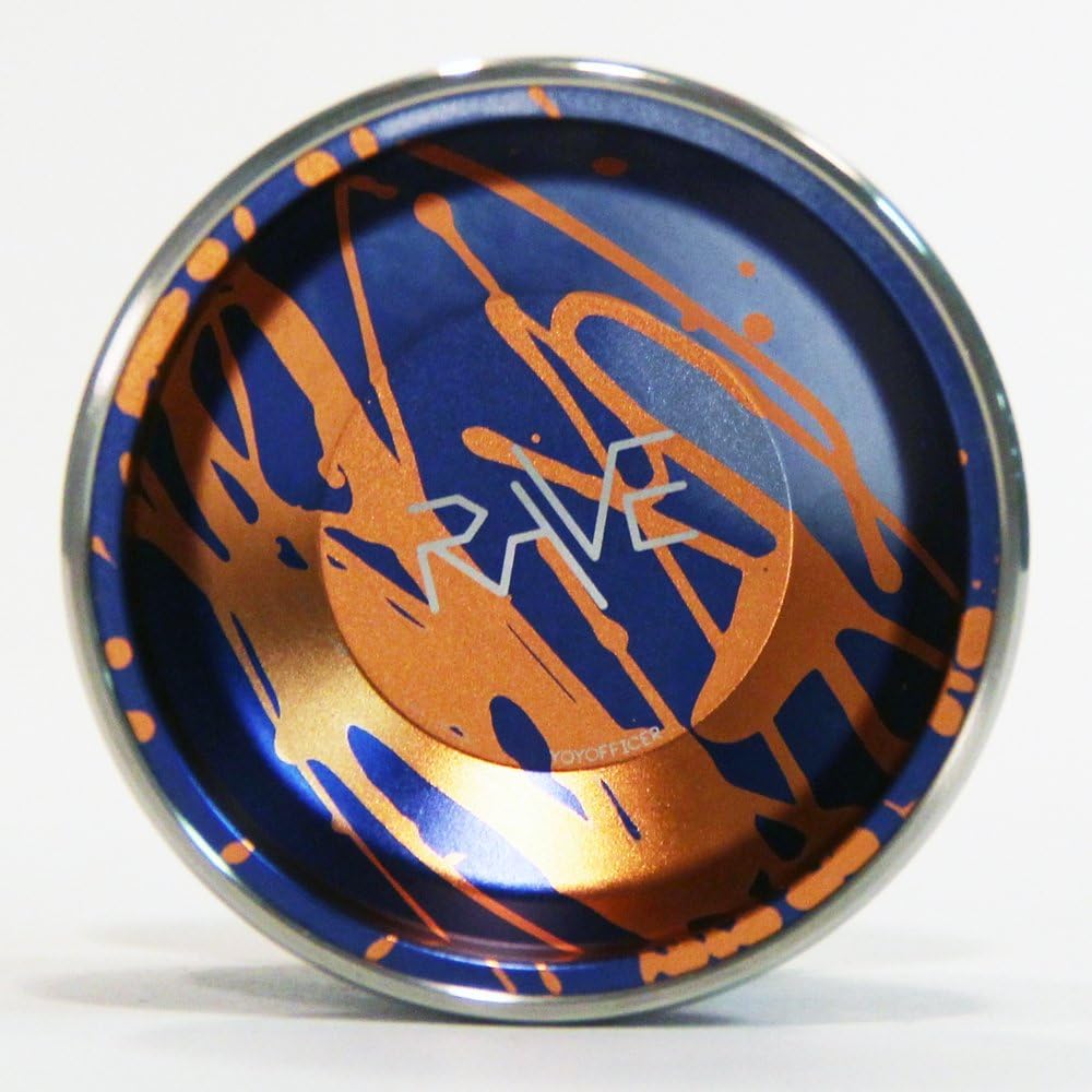 YoYofficer Rave Aluminum Yo-Yo (Blue Orange)