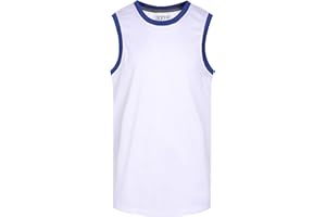 Pullonsy Men's Blank Basketball Jerseys Mesh Athletic Sports Shirts Plain Performance Team Uniforms