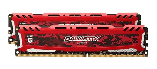 title=Ballistix Sport LT 8GB Kit (4GBx2) DDR4 2400 MT/s (PC4-19200) SR x8 DIMM