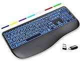 Large Print Backlit Wireless Keyboard – Silent