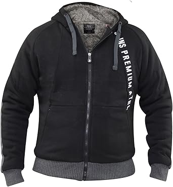 fleece lined hoodie mens uk