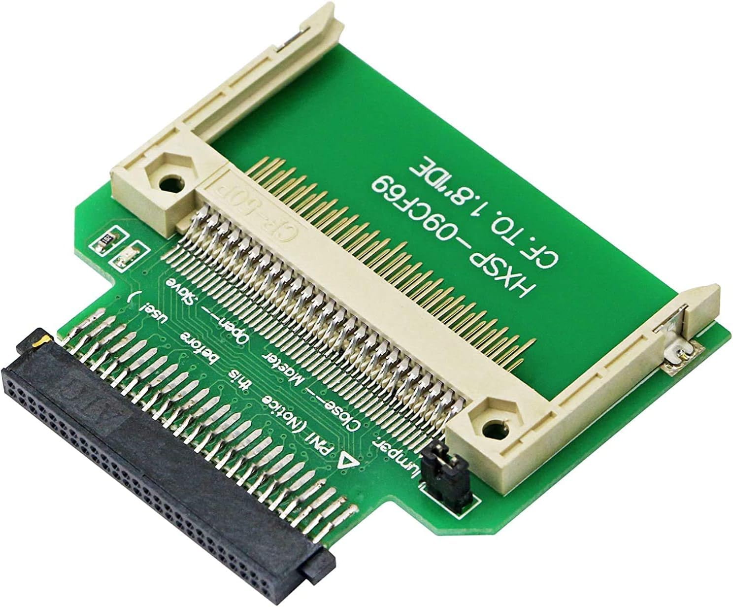 KALEA-INFORMATIQUE CF Compact Flash to IDE 1.8" Female 50 points adapter converter - To replace a Toshiba IDE 1.8" hard drive