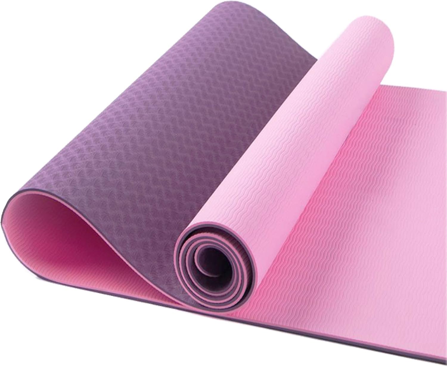 Yogamatte, umweltfreundlich, TPE, rutschfeste Yogamatten, zweifarbige