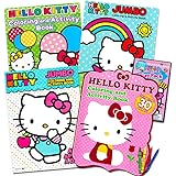 Hello Kitty Coloring & Activity Book Super Set ~ 5 Hello Kitty Coloring Books, Crayons, and over 50 Hello Kitty Stickers…