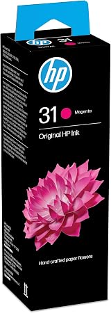 HP 31 Magenta Ink Bottle 70ml 8000 Pages for HP Smart Tank Printers