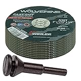 Weiler 56089 Die Grinder Cut-Off Wheel and Mandrel