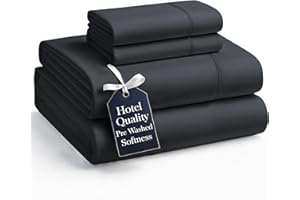 Casa Platino Queen Size Bed Sheets Set - Oxygen Washed Ultra-Soft Microfiber - Double Brushed - Deep Pockets Bedding Sheets &