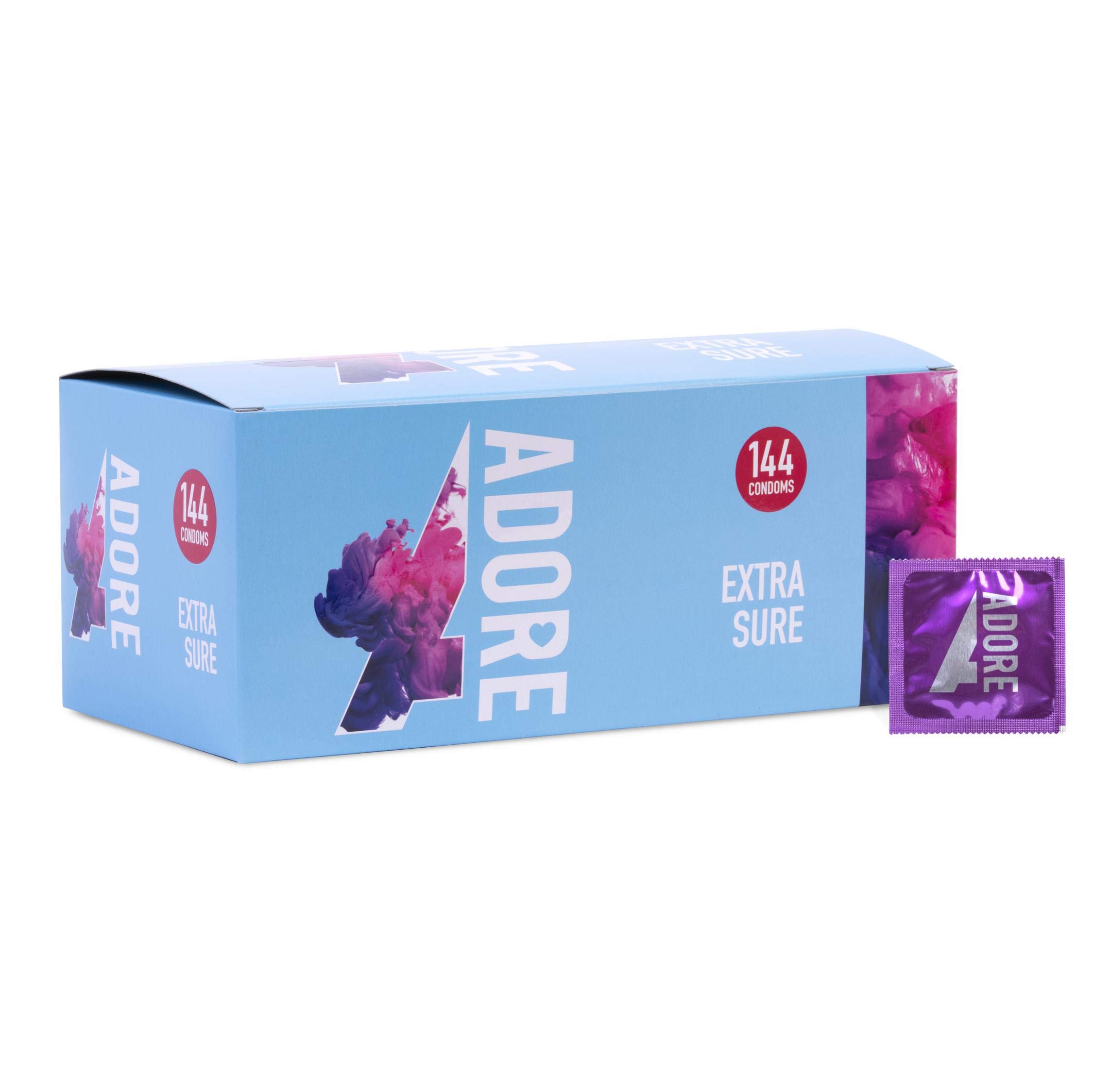 Adore Extra Sure Condoms - Pack of 144
